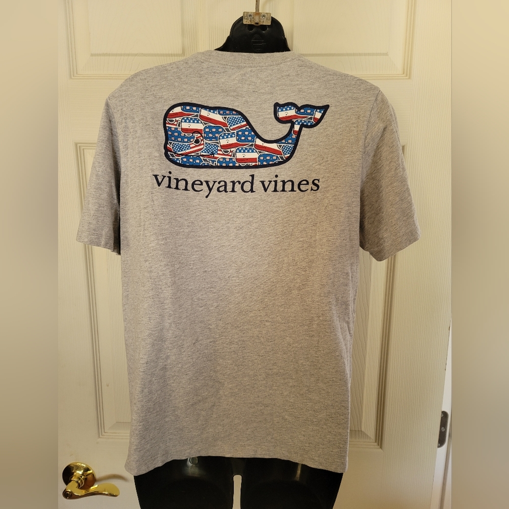 XL Vineyard Vines Red, White, and Blue Shirt